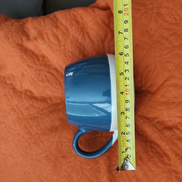 Fuji Boeki-looking mug, LG Sz, Stoneware, Nantucket Blue, excellent like new! - Picture 8 of 9